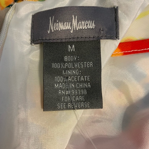 Neiman Marcus Floral Lined Maxi Slip Dress Size M - Picture 8 of 12